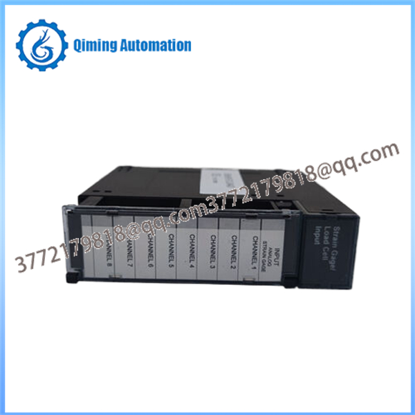 GE HE693STG884D high-resolution 8-channel strain gauge (bridge-type) analog input module